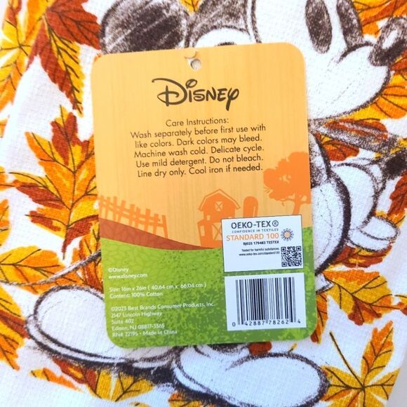 Disney Hand Towel Mickey Mouse Kitchen Bath Steamboat Willy - Picture 3 of 5